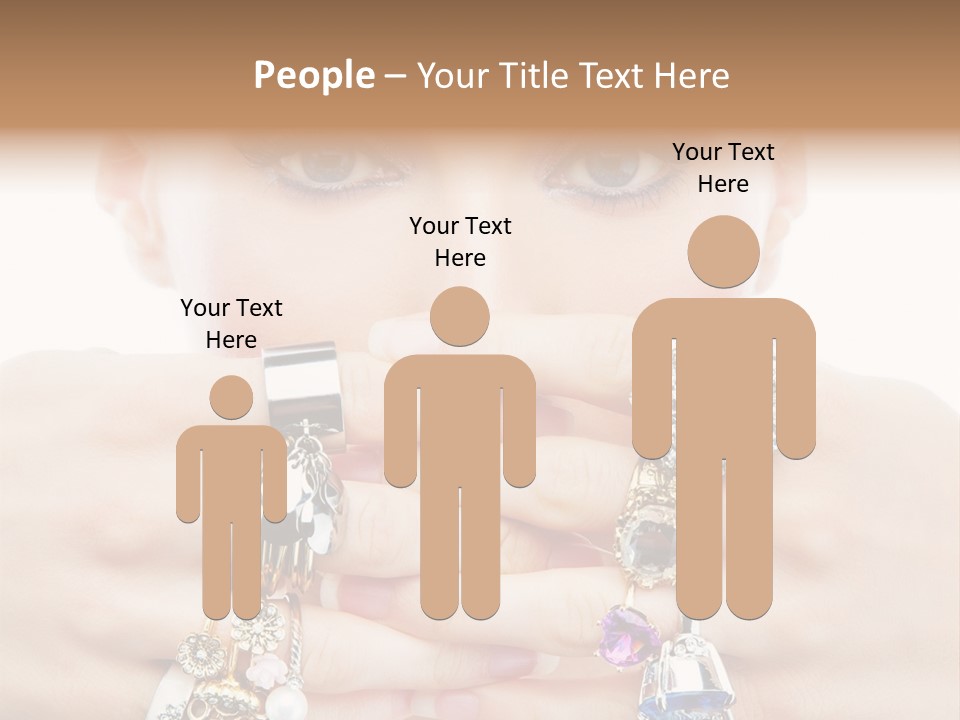 Looking Luxury Diamonds PowerPoint Template