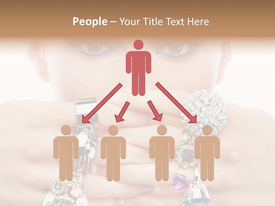 Looking Luxury Diamonds PowerPoint Template