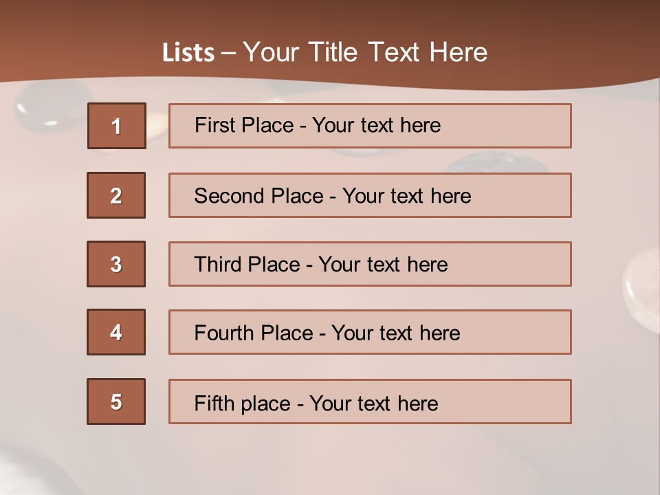 Peace Meditation Massage PowerPoint Template