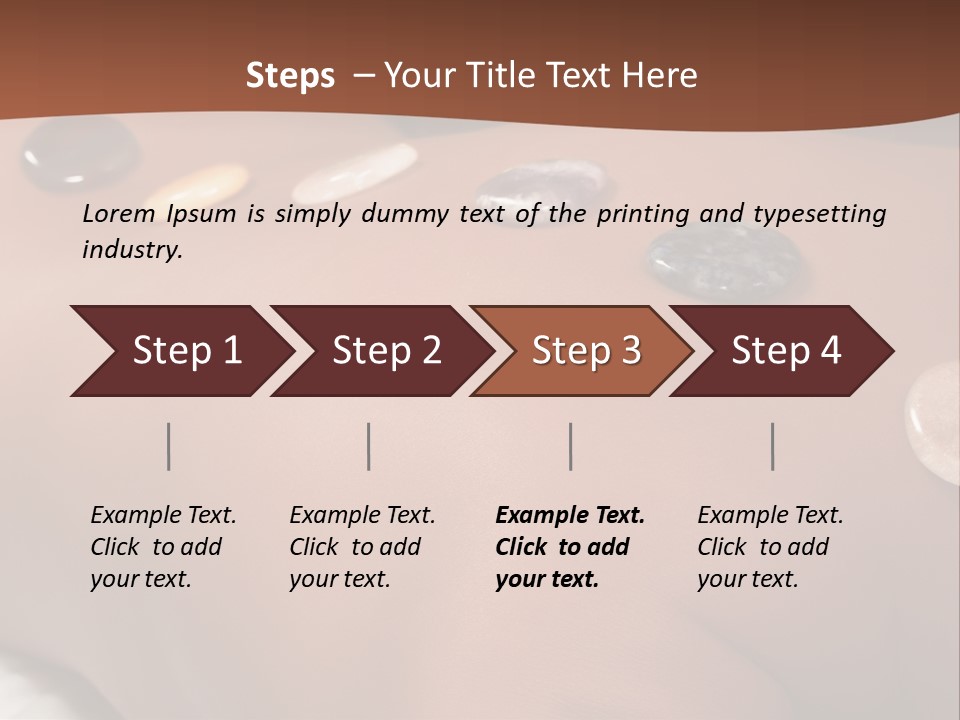 Peace Meditation Massage PowerPoint Template