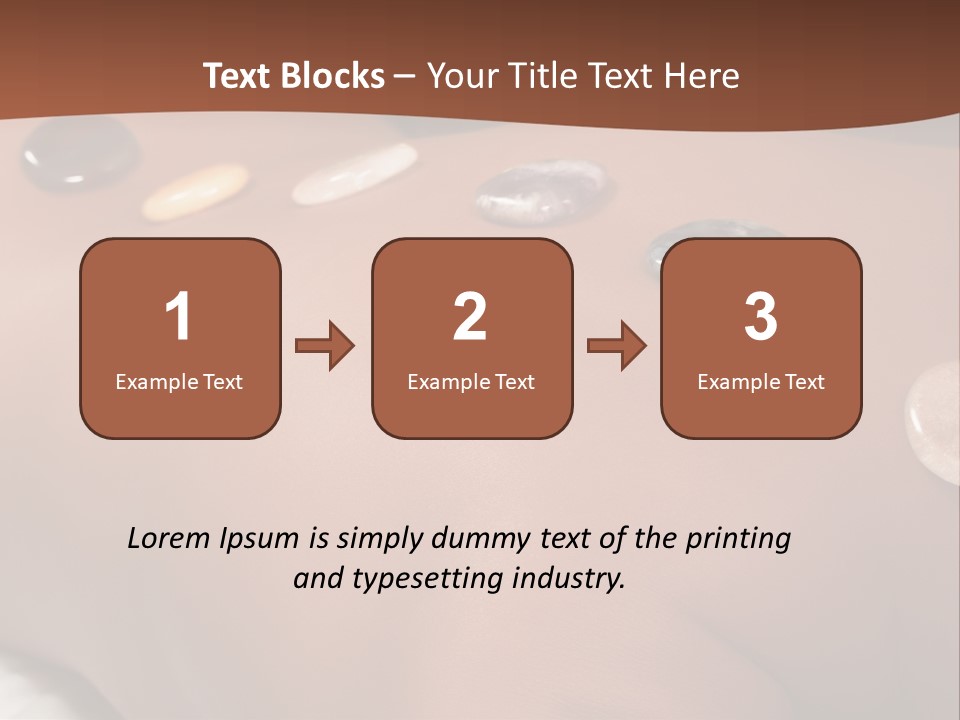 Peace Meditation Massage PowerPoint Template