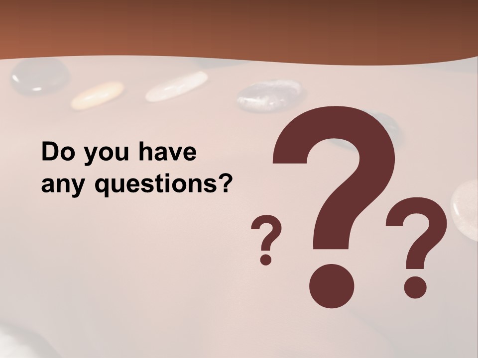 Peace Meditation Massage PowerPoint Template