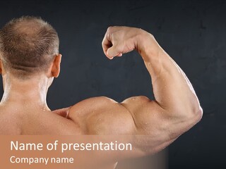 Strong Dark Sport PowerPoint Template