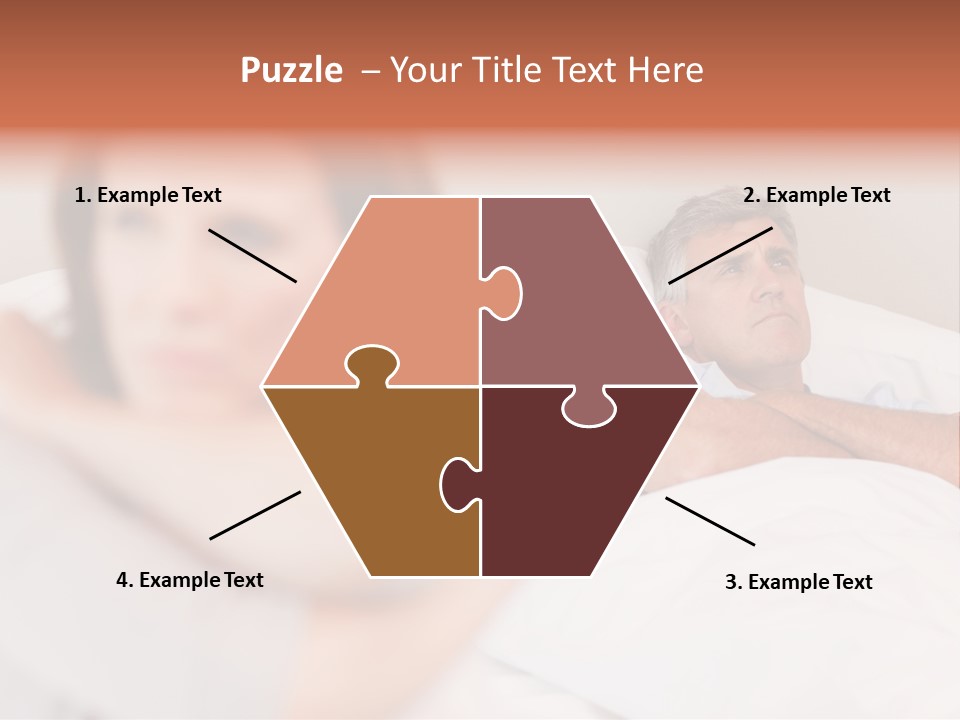 Couple Sadness Woman PowerPoint Template