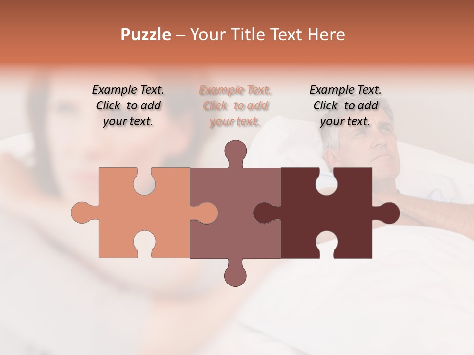 Couple Sadness Woman PowerPoint Template