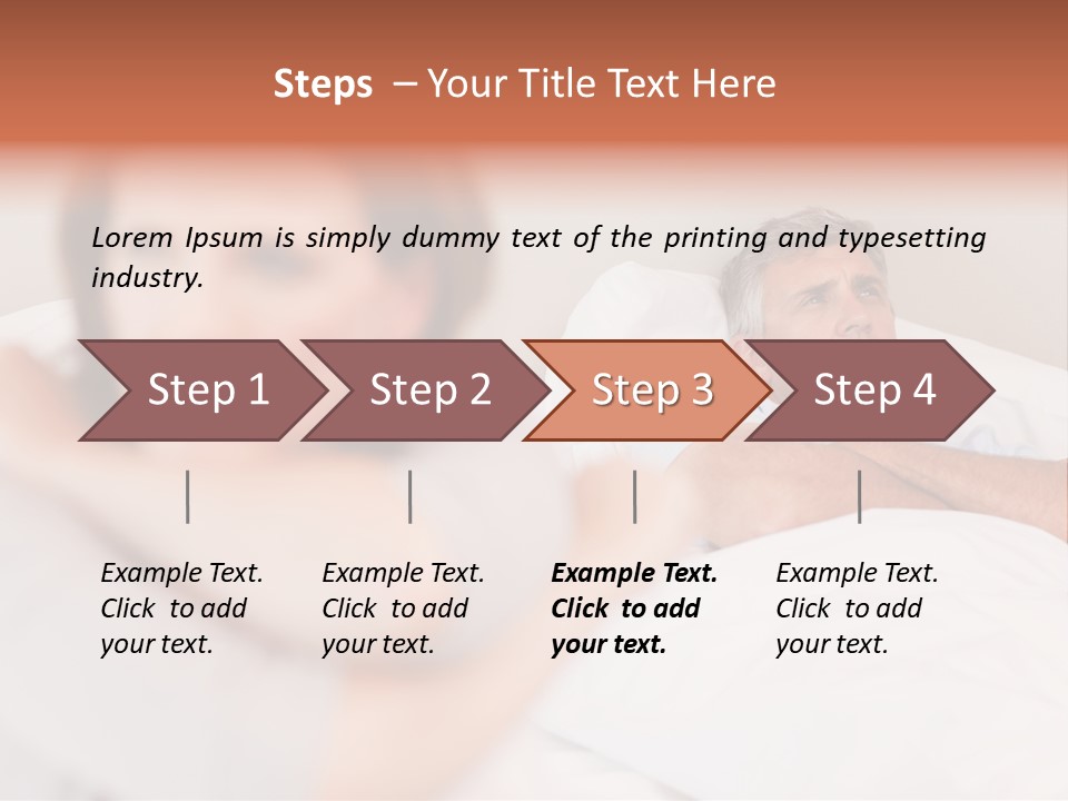 Couple Sadness Woman PowerPoint Template