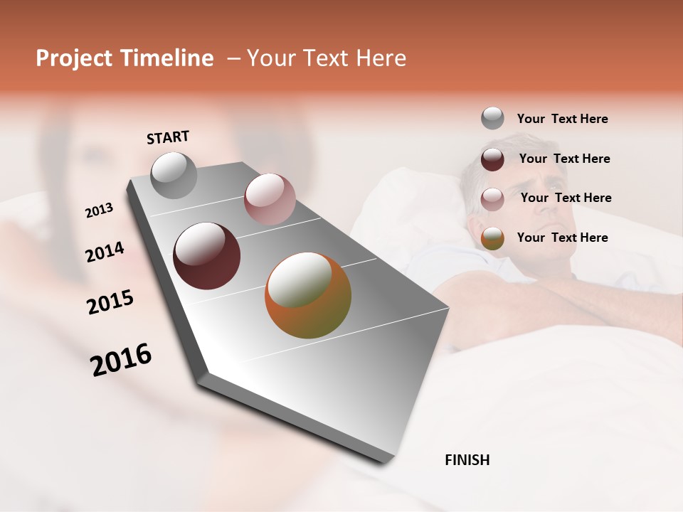 Couple Sadness Woman PowerPoint Template