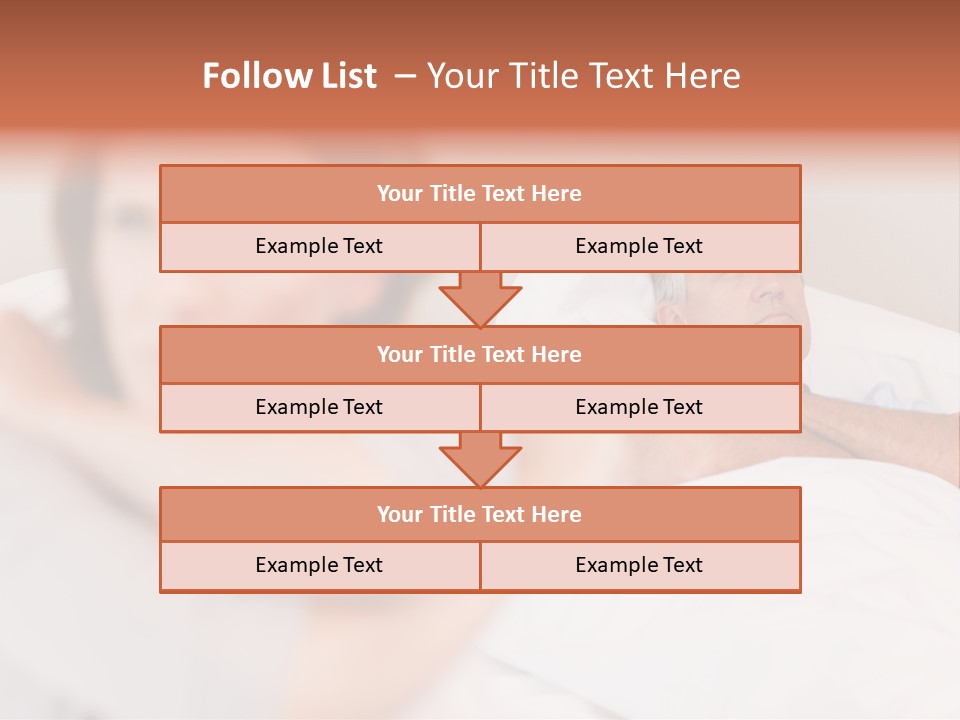 Couple Sadness Woman PowerPoint Template