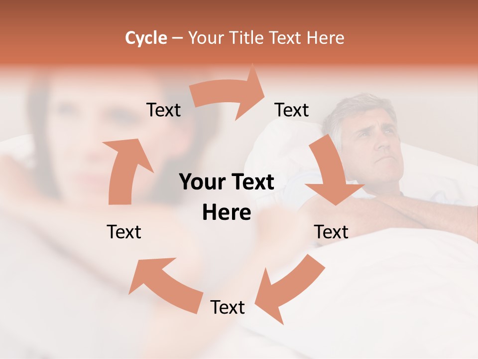 Couple Sadness Woman PowerPoint Template