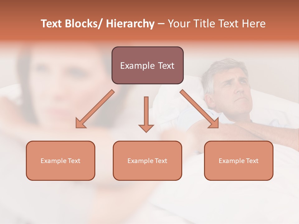Couple Sadness Woman PowerPoint Template