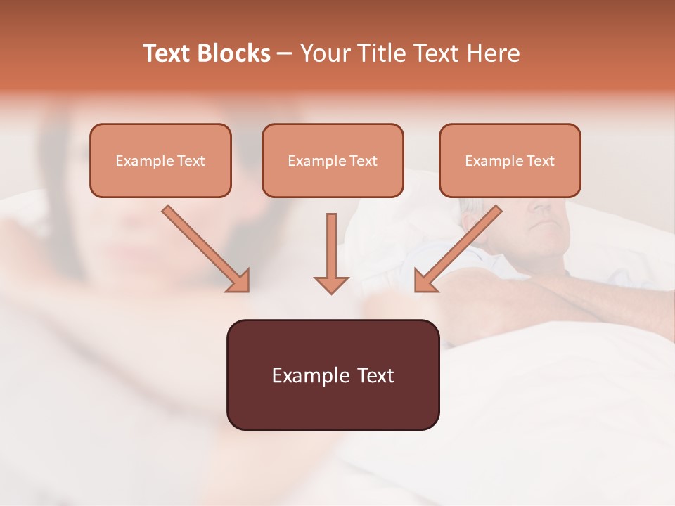Couple Sadness Woman PowerPoint Template