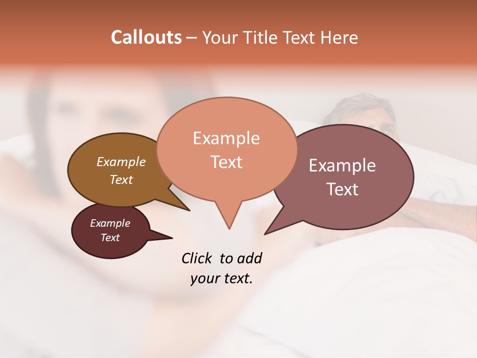 Couple Sadness Woman PowerPoint Template