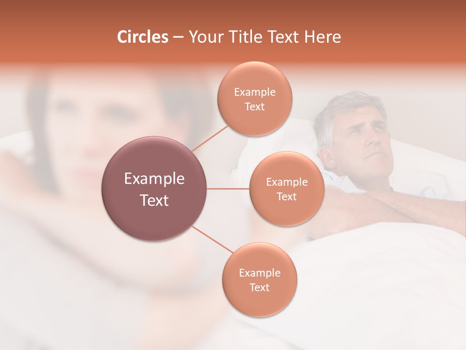 Couple Sadness Woman PowerPoint Template