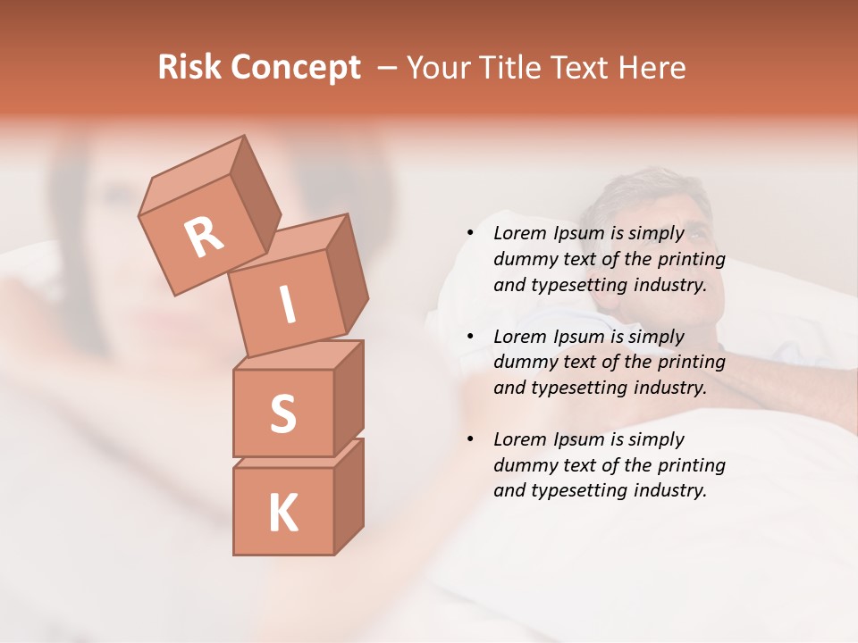 Couple Sadness Woman PowerPoint Template