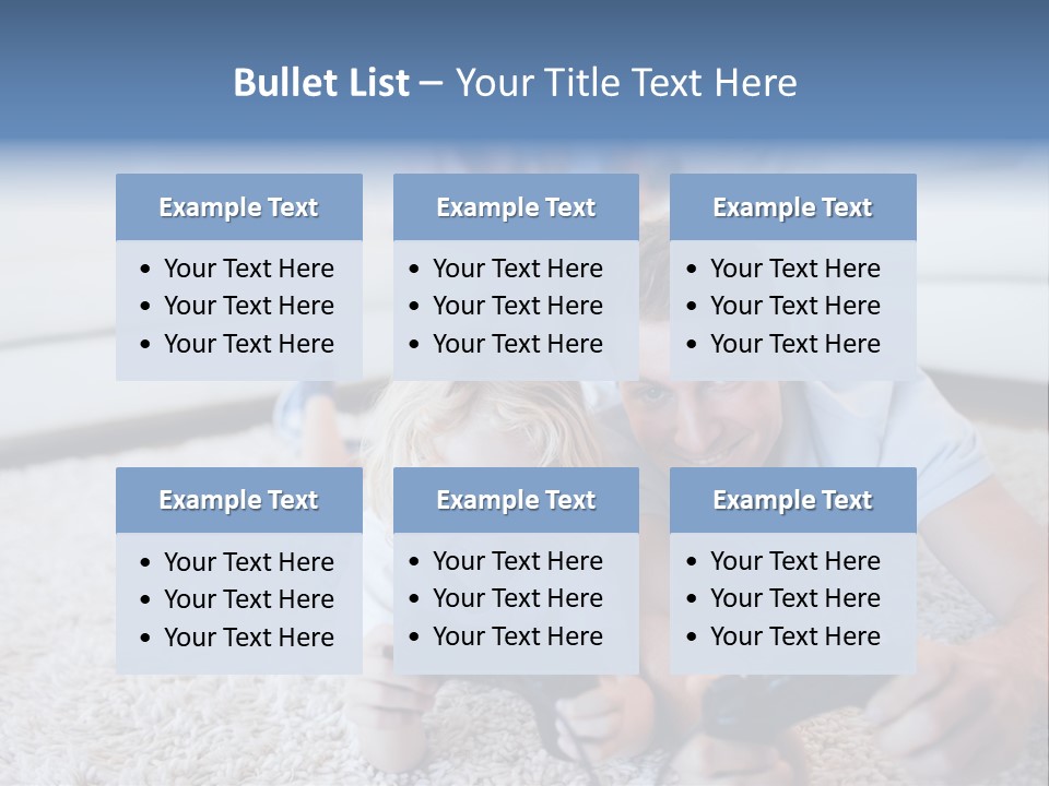 Boy Videogame Sitting PowerPoint Template