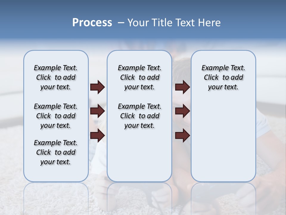Boy Videogame Sitting PowerPoint Template