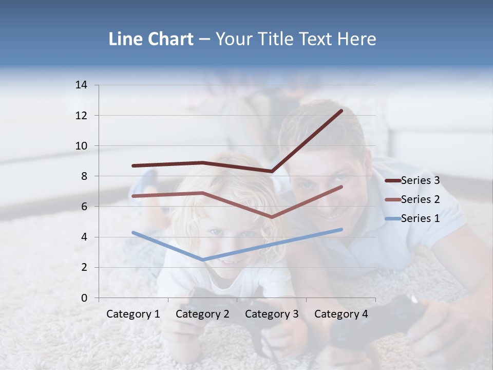 Boy Videogame Sitting PowerPoint Template