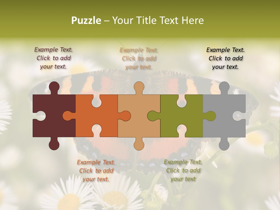 Field Flower Fields Summer PowerPoint Template