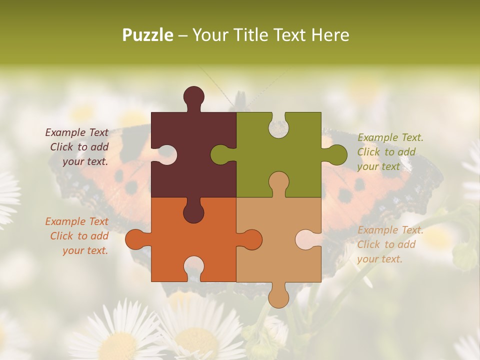 Field Flower Fields Summer PowerPoint Template