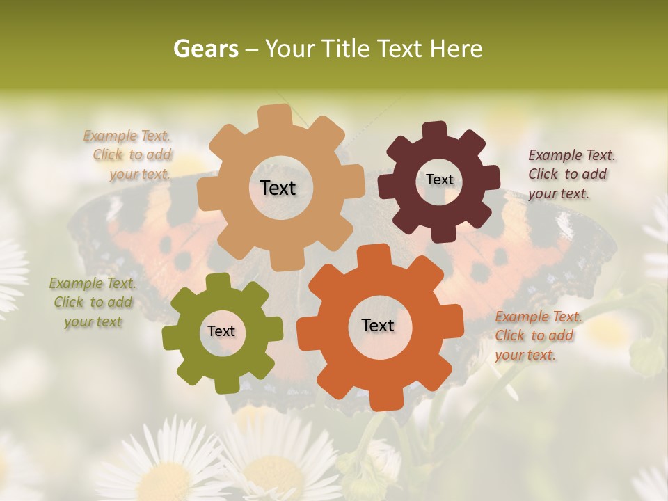 Field Flower Fields Summer PowerPoint Template
