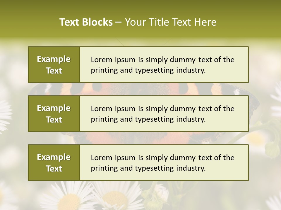 Field Flower Fields Summer PowerPoint Template