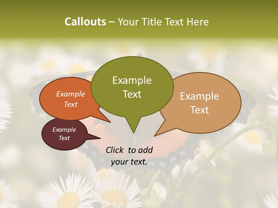 Field Flower Fields Summer PowerPoint Template