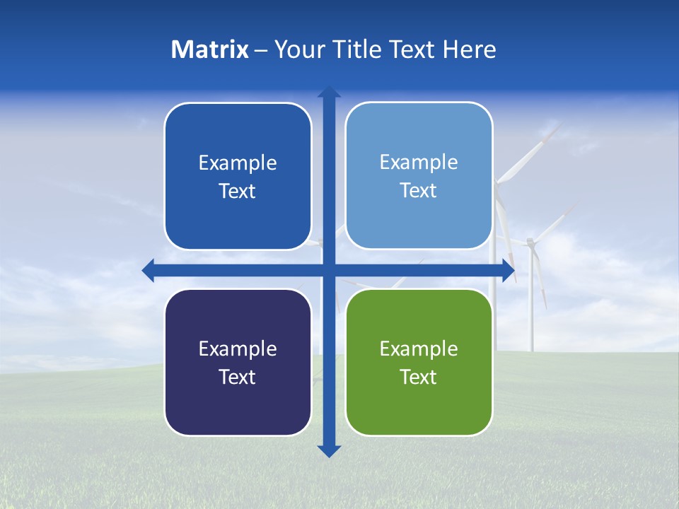 Propeller Electricity Electric PowerPoint Template