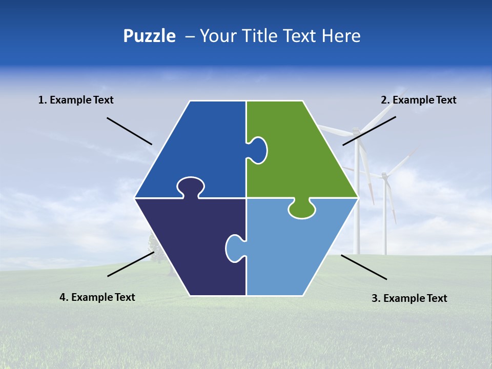 Propeller Electricity Electric PowerPoint Template