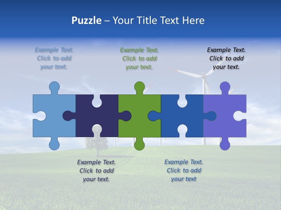Propeller Electricity Electric PowerPoint Template