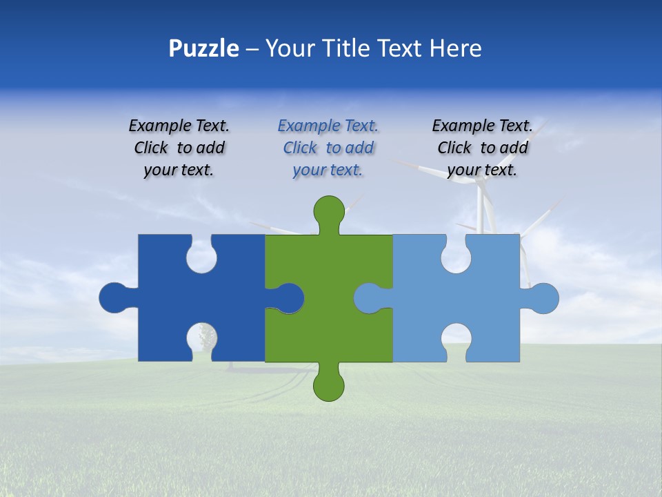 Propeller Electricity Electric PowerPoint Template