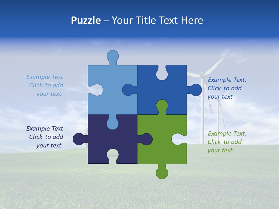 Propeller Electricity Electric PowerPoint Template
