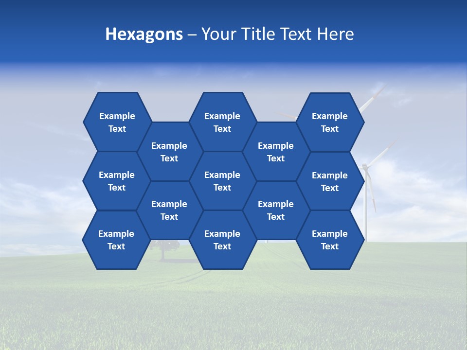 Propeller Electricity Electric PowerPoint Template