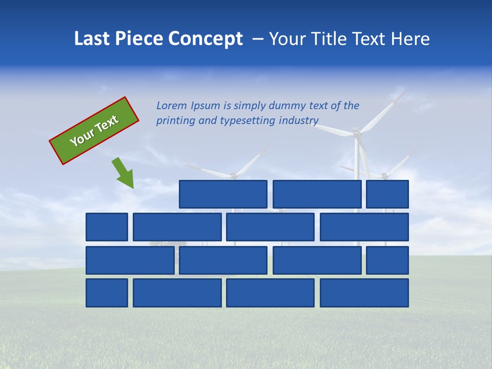 Propeller Electricity Electric PowerPoint Template