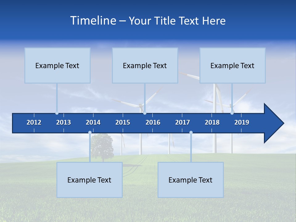 Propeller Electricity Electric PowerPoint Template