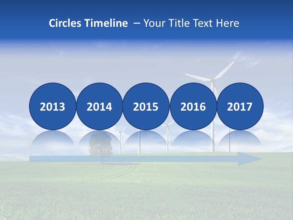 Propeller Electricity Electric PowerPoint Template