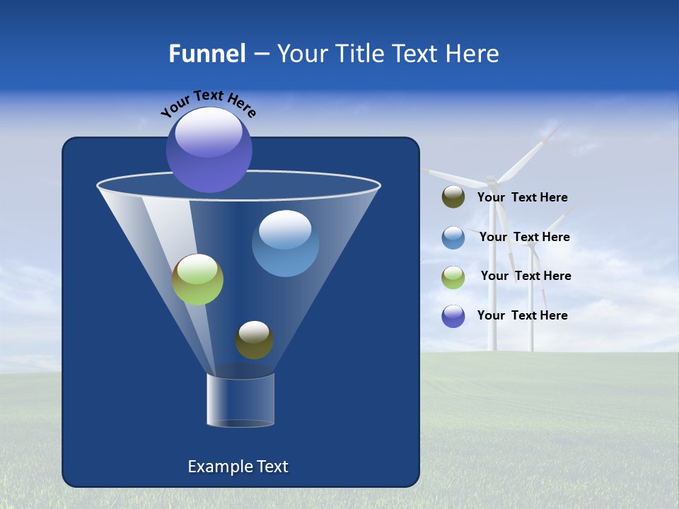 Propeller Electricity Electric PowerPoint Template