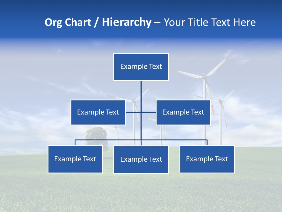 Propeller Electricity Electric PowerPoint Template