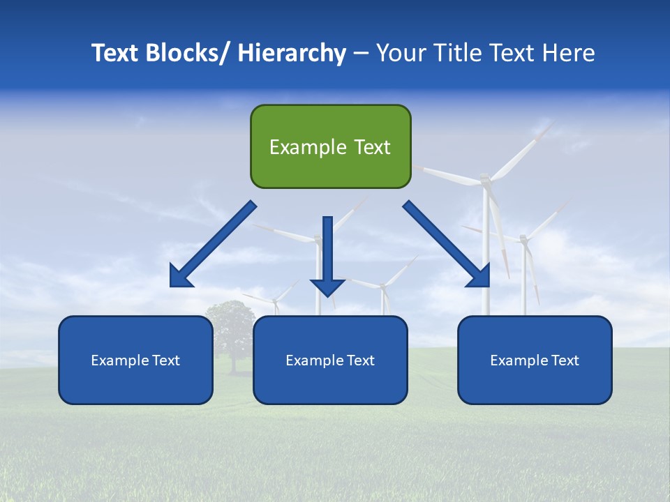 Propeller Electricity Electric PowerPoint Template