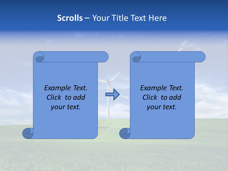 Propeller Electricity Electric PowerPoint Template