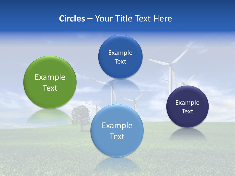 Propeller Electricity Electric PowerPoint Template