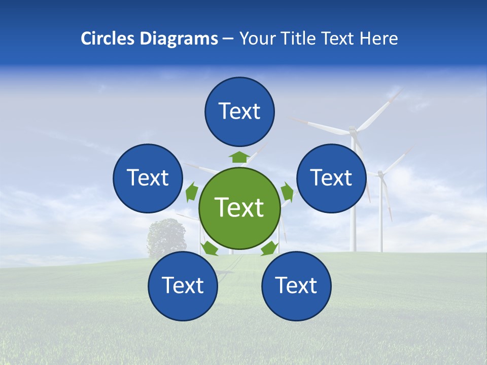 Propeller Electricity Electric PowerPoint Template