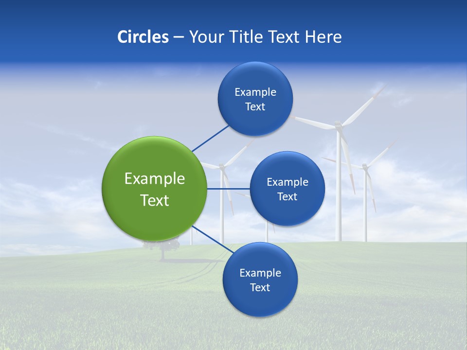 Propeller Electricity Electric PowerPoint Template