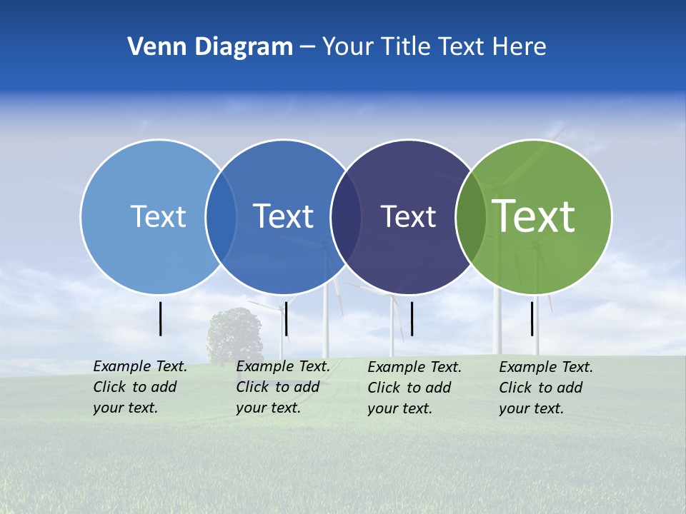 Propeller Electricity Electric PowerPoint Template