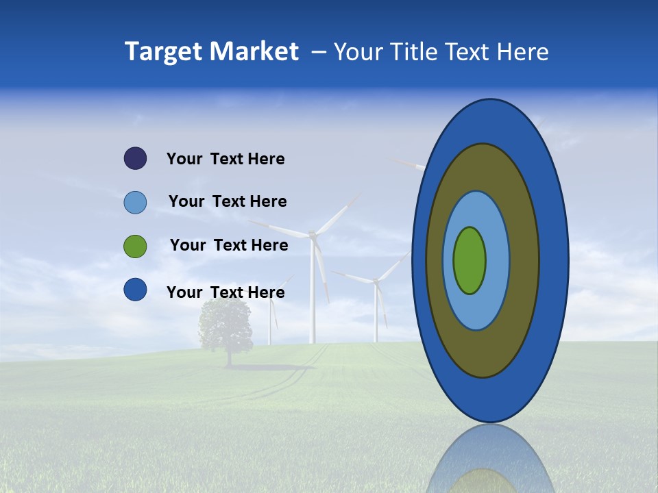 Propeller Electricity Electric PowerPoint Template