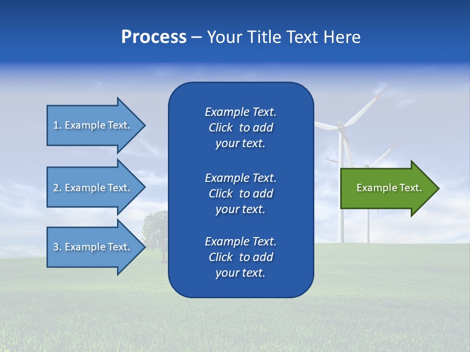 Propeller Electricity Electric PowerPoint Template