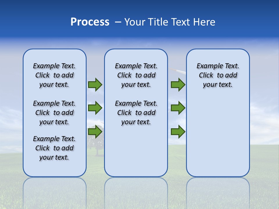 Propeller Electricity Electric PowerPoint Template