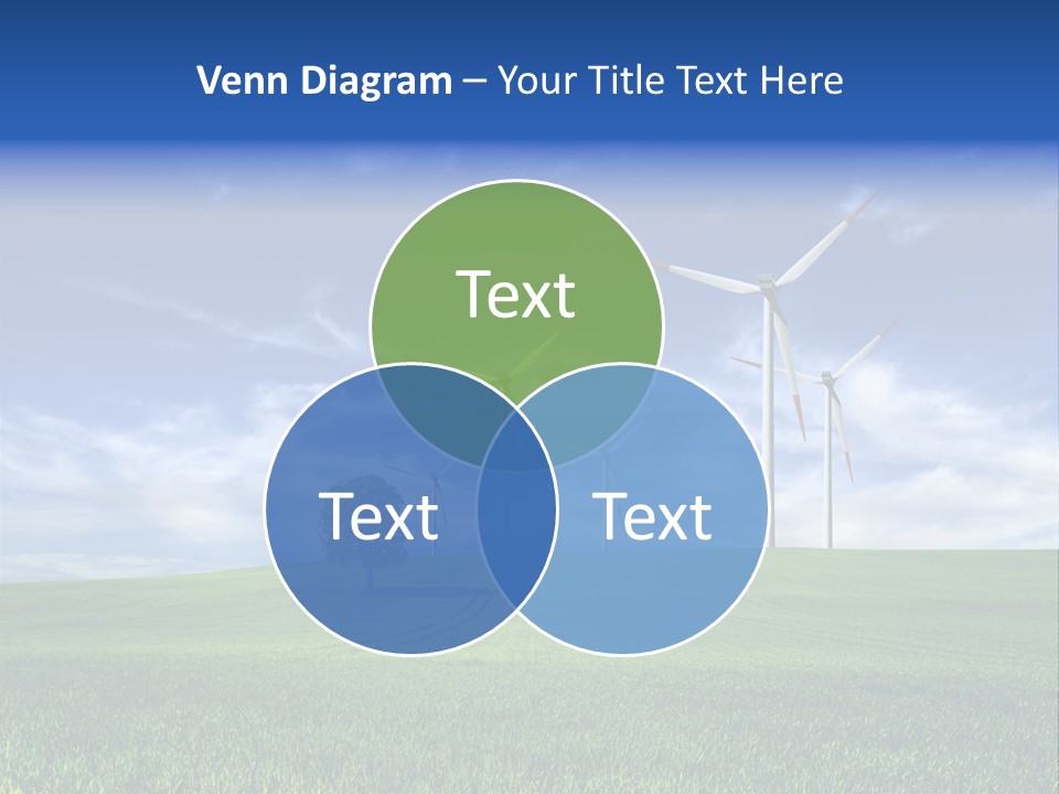 Propeller Electricity Electric PowerPoint Template