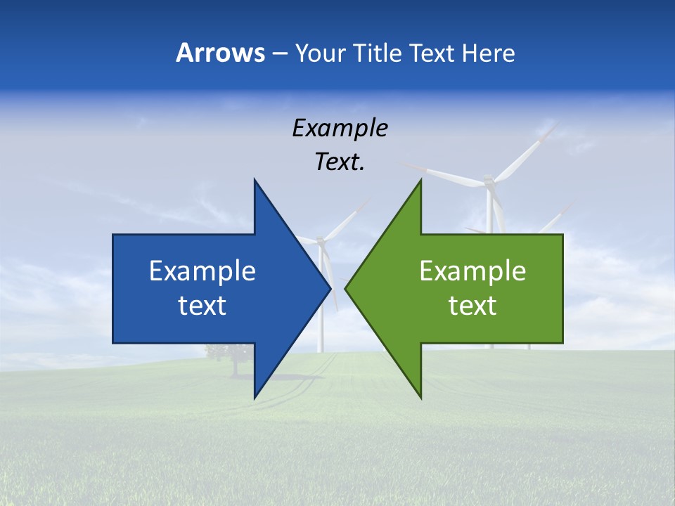Propeller Electricity Electric PowerPoint Template