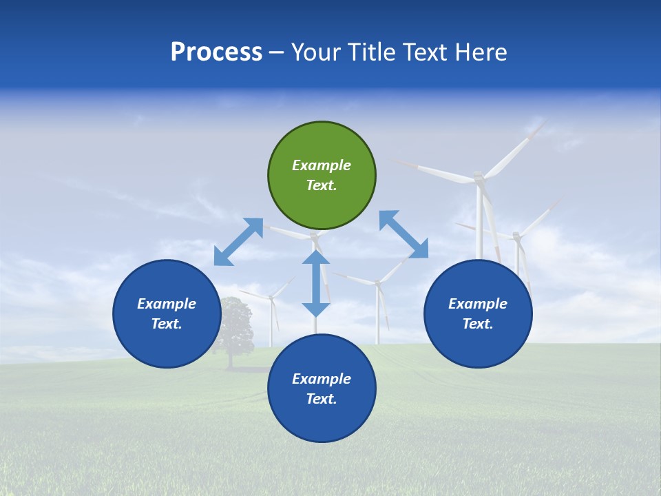 Propeller Electricity Electric PowerPoint Template