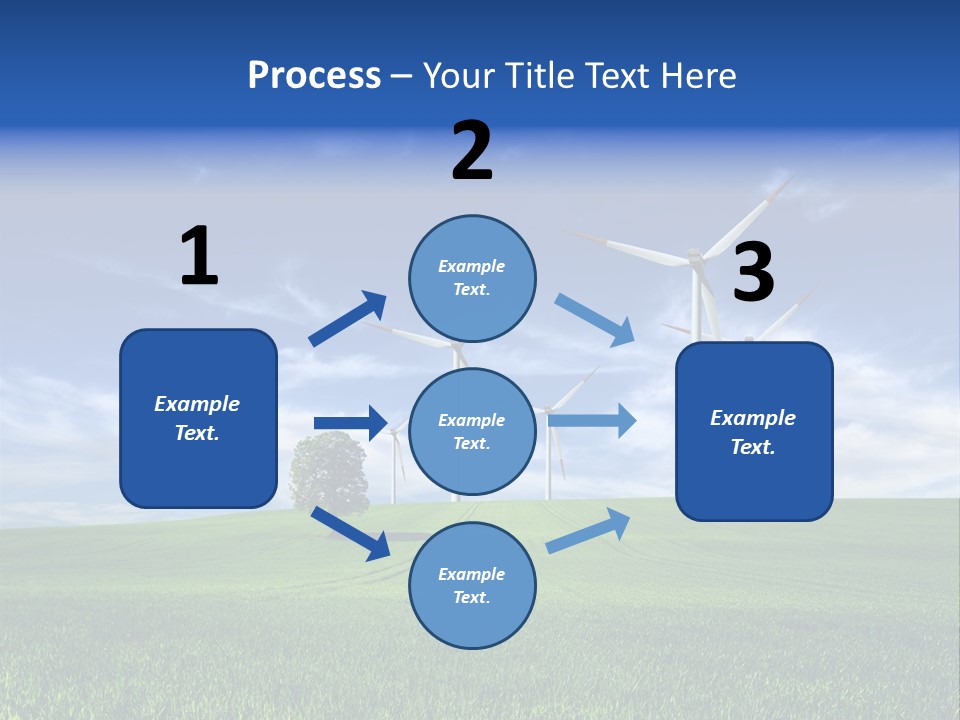 Propeller Electricity Electric PowerPoint Template